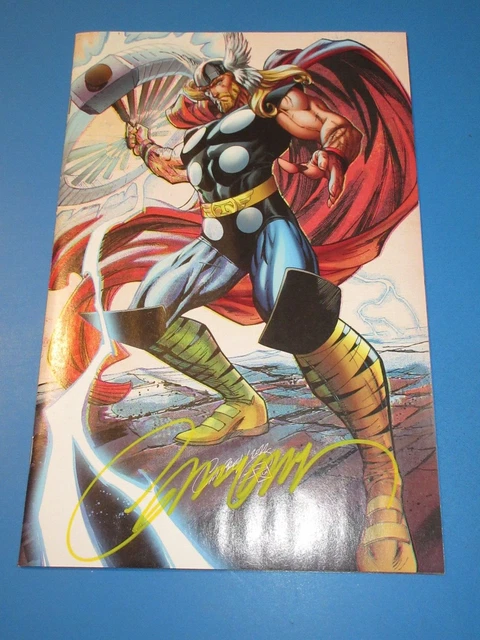 Thor #25 J Scott Campbell Super Rare 1:100 Virgin Variant Signed w/COA NM Gem
