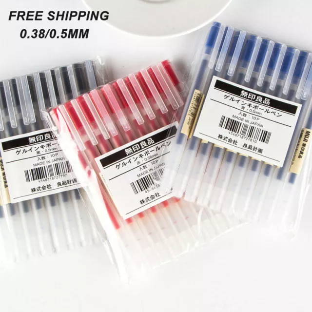 0.35 MM BLACK Gel Ink Pen Extra-Fine Ballpoint Pen for Office