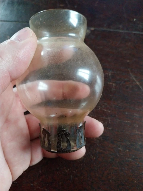 RESERVOIR DE LAMPE Toupie A Petrole Cristal Rouge St Louis Baccarat
