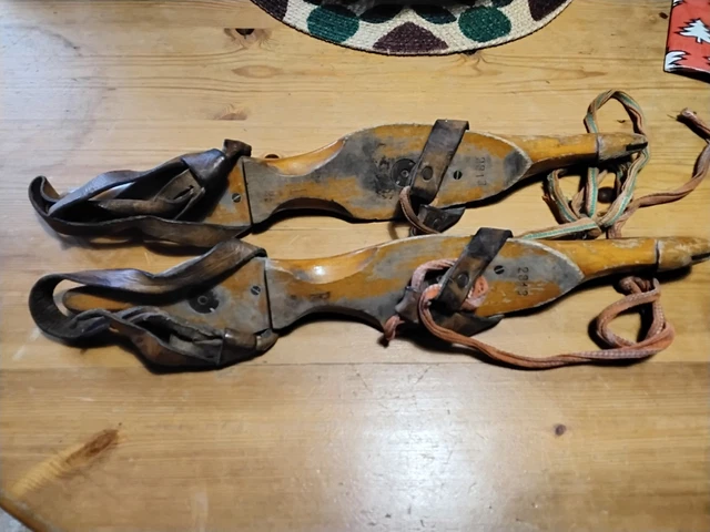 Patins à Glace Anciens Vers 1900 - Avec Bottines, Bel état D'usage, Origine Belgique