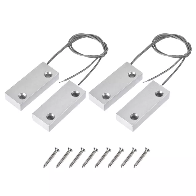 MC-52 NO Alarm Security Rolling Garage Door Contact Magnetic Reed Switch 2Set