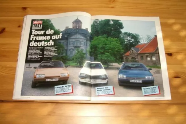 Autozeitung 13737) Peugeot 505 Turbo mit 155PS besser als...?