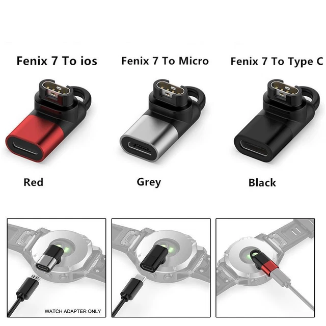 USB Type-C Charger Adapter For Garmin Fenix 7 / 7S Epix Garmin Watch / 7X E ✨✨