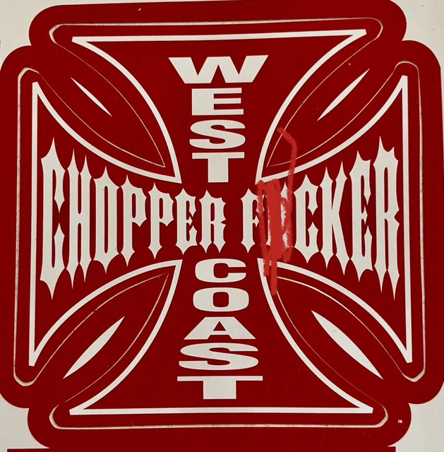 Rare Jesse James West Coast Choppers WCC Coveted Chopper Dogs decal Sticker