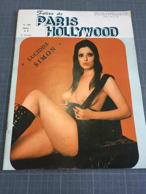 FOLIES DE PARIS ET DE HOLLYWOOD, n°501, 70s erotica