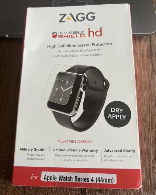 ZAGG HD Invisible PREMIUM SCREEN PROTECTOR FOR APPLE WATCH  6/SE/5/4 (44mm) 44mm