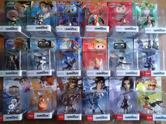 Verkaufe 18 Nintendo Amiibo aus Super Smash Bros. Collection * Sammlung *