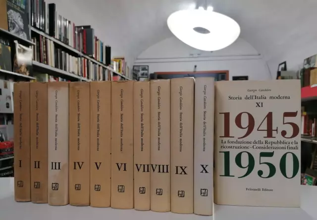 Giorgio Candeloro Storia dell'Italia moderna 1700 1950 Feltrinelli completa 11v.