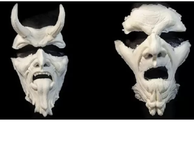 Woochie Krampus Foam Latex Prosthetic Mask Christmas Halloween FX Makeup Effects