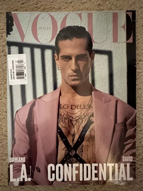 VOGUE ITALIA MAGAZINE January 2025 L.A. CONFIDENTIAL DAMIANO DAVID Mi Fa Un Baff 35.03