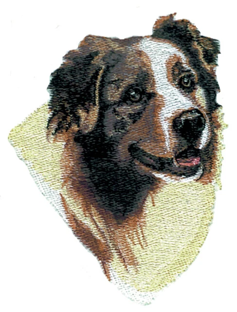 Embroidered Long-Sleeved T-shirt - Australian Shepherd BT2788 Sizes S - XXL