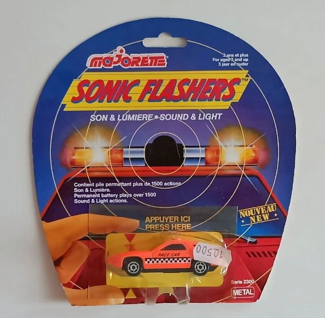Majorette Sonic Flashers – Train Noir Et Rouge, Limousine Cadillac Pour Enfant