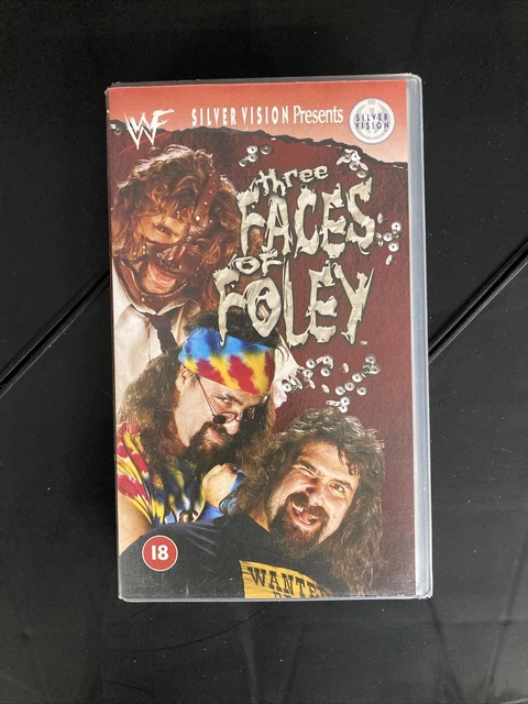 Wwf Foley (WWE) WWF THREE Faces Of Foley VHS RARE MICK FOLEY MANKIND MEC LOVE ...