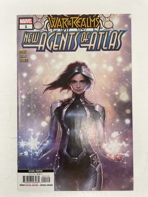 War of the Realms New Agents Of Atlas #1 2nd Print 1st Luna Snow Aero Marvel MCU