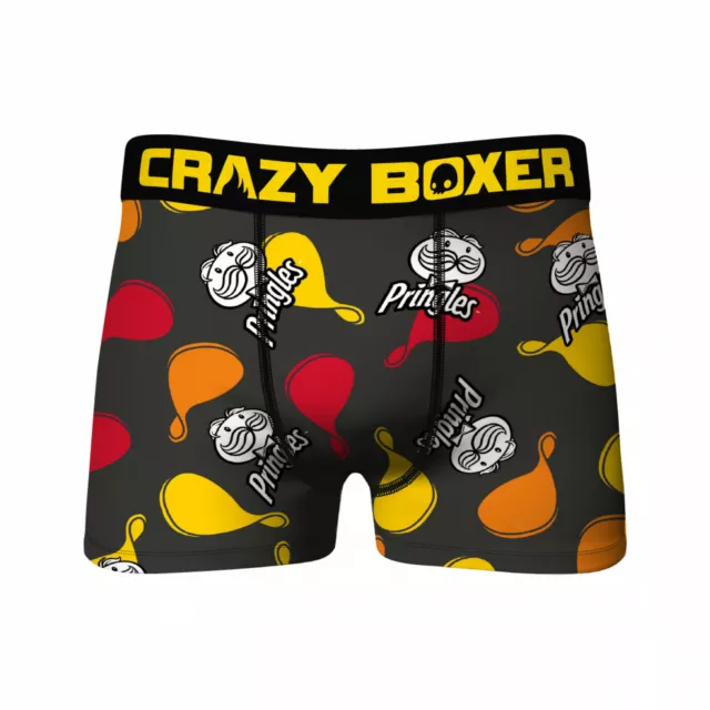 Crazy Boxers SpongeBob SquarePants Face All Over Boxer Briefs Yellow 