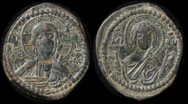 ANCIENT BYZANTINE Romanus IV 1068-1071AD AE Follis (7.34g). S-1867.