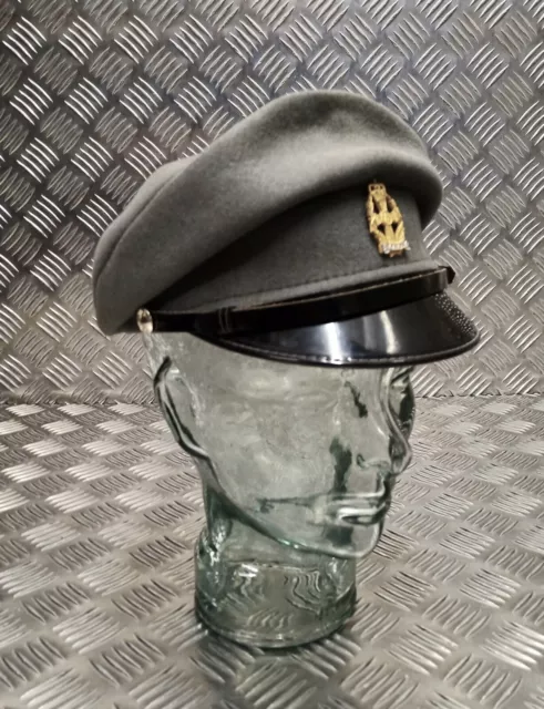 Originale Vintage British Army QARANC Grigio Moss Bros Service Cappello Completo