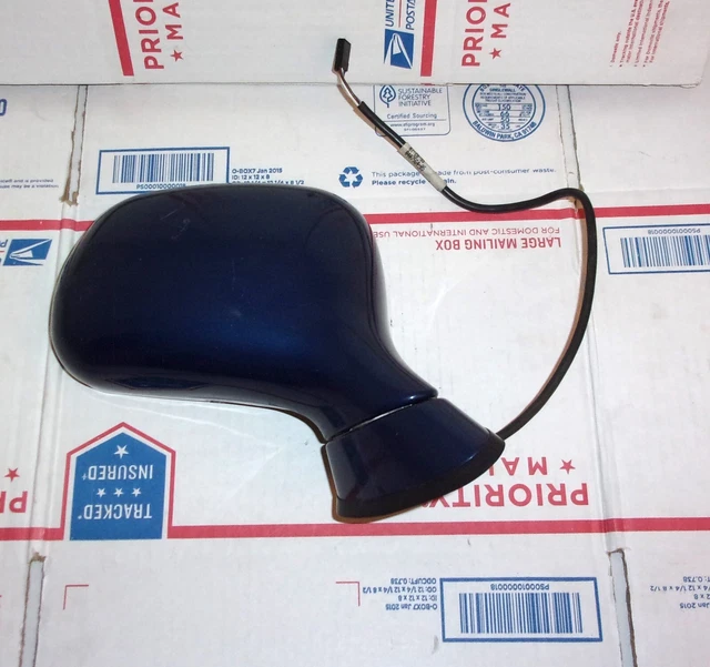 1996-02 BMW Z3 RIGHT PASSENGER SIDE REAR VIEW DOOR MIRROR Topaz Blue OEM 1996-02 BMW Z3 RIGHT PASSENGER SIDE REAR VIEW DOOR MIRROR Topaz Blue OEM