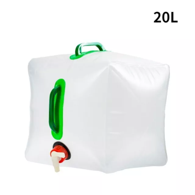 Folding Water Bag Large Capacity Portable Water Container Kettle Plastic Bucket