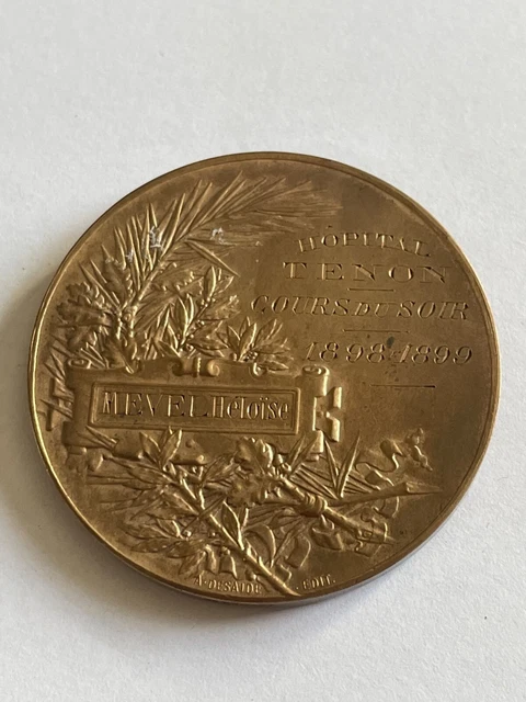 Médaille argent attribuée, République Française, Ministère de l