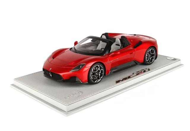 Modèle Réduit 1:43 BBR Maserati MC20 Cielo 2022 - Rouge Vincente, Jantes Birdcage - Neuf