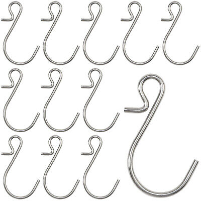 Small S Hooks Connectors Metal S Shaped Wire Hook Hangers Hanging Hooks for DIY