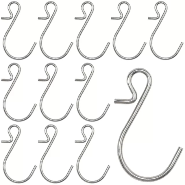 Small S Hooks Connectors Metal S Shaped Wire Hook Hangers Hanging Hooks for DIY