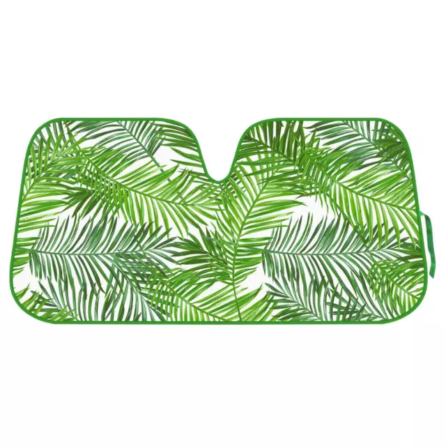 Tropical Leaves Sunshade for Car SUV Jumbo Window Windshield Auto Shade