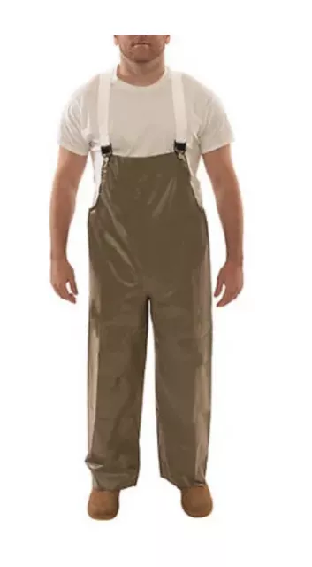 TINGLEY Magnaprene Flame Resistant Rain Bib Overall, Tan, L O12008