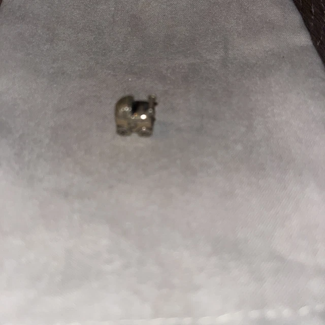 Pandora Baby Carriage Buggy Stroller Bead Sterling Silver #790346 Child Retired