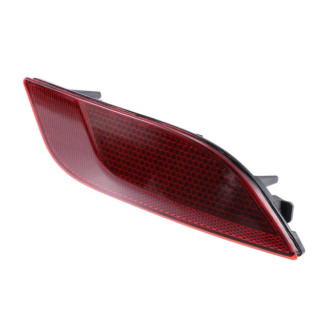 1uds Pasajero Lateral Trasero Parachoques Reflector 55112678AA ABS Rojo