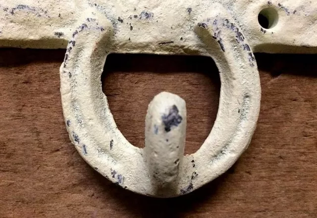 COWBOY ROUNDUP Horseshoe Hook, Towel Coat Hanger, western horse tack rack Shabby 4