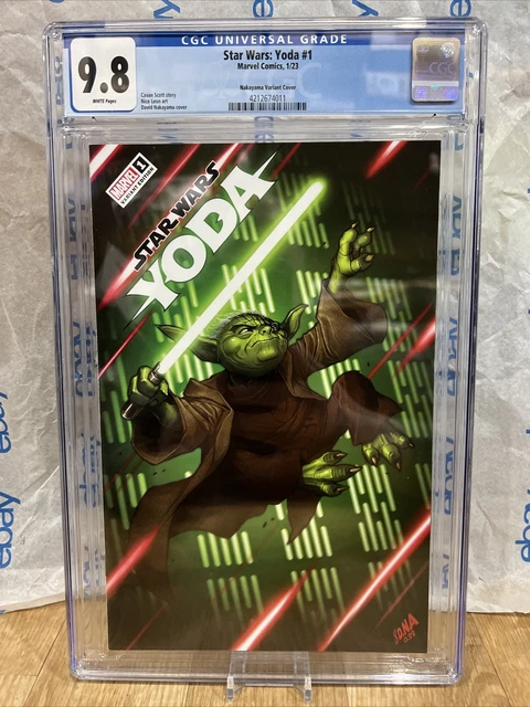 Star Wars Yoda #1 (David Nakayama trade Variant) CGC 9.8 Slab - 2023 Marvel