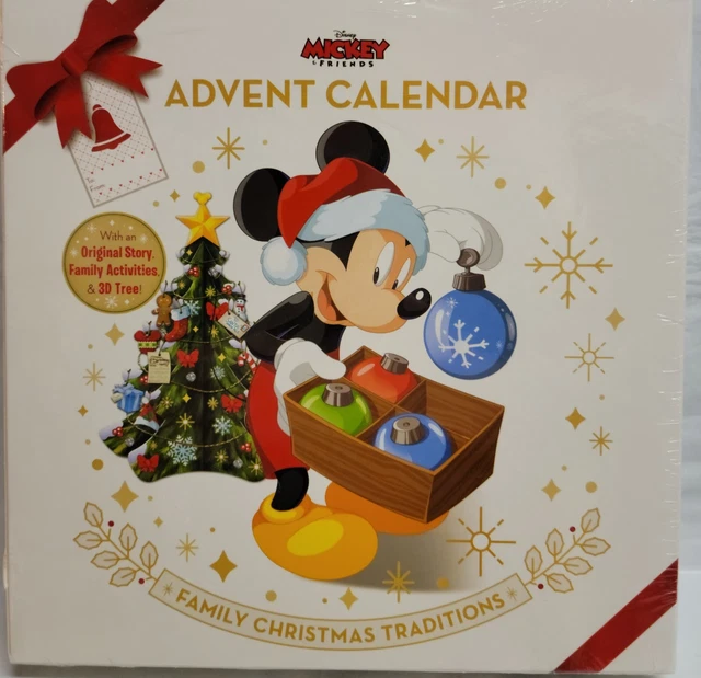 DISNEY MICKEY & Friends Christmas Advent Calendar Activity Box Set w