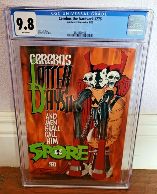 CEREBUS THE AARDVARK #276 (3/02) ~ CGC 9.8 ~ AARDVARK-VANAHEIM ~ SPORE aka SPAWN
