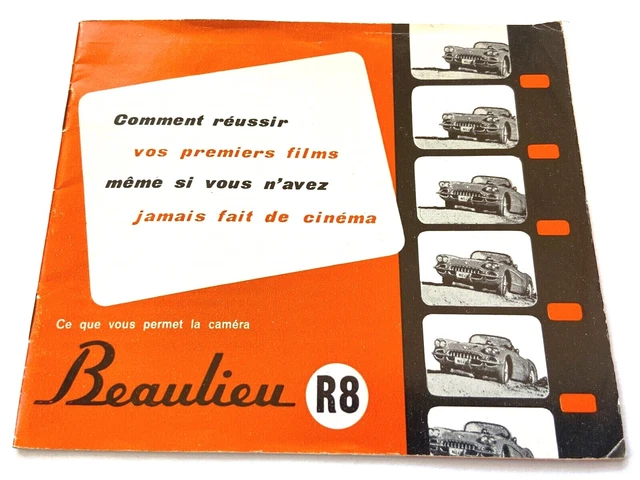 Mode D'emploi Photo Cinema Camera Beaulieu R 8