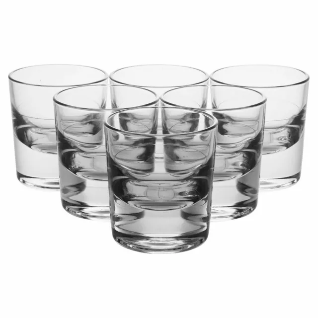 NEW Set Of 6 Piemontese Liquer Shot Glasses Glassware Bar Vodka Whisky 135ml