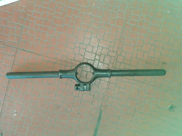 ANTIQUE P&N 2 3/16" OD SOLID steel ELASTIC die button die wrench.