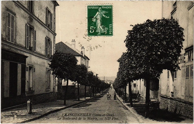 CPA Franconville Le Boulevard de la Mairie FRANCE (1330953)