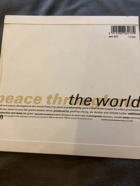 Maxi Priest - Peace throughout the world / Close to you    used  7"vinyl record 2