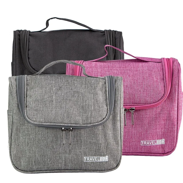Cosmetic Makeup Bag Travel Toiletry Hanging Organizer Storage Case Pouch Women