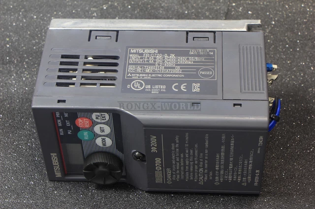 1x Mitsubishi Inverter FR-D720-0.2K 220V 200W tested Used