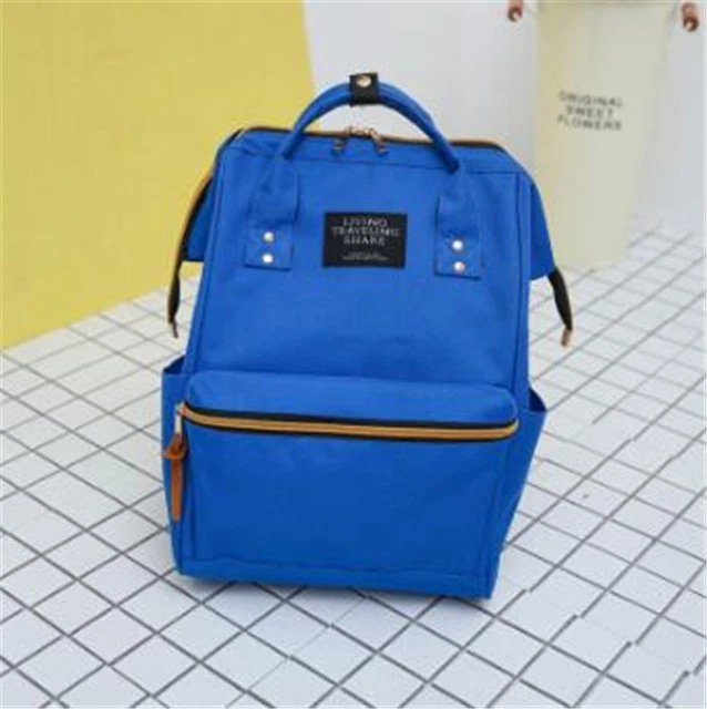 Women Men Backpack, Canvas School Bag, Travel Bag for Outdoor Camping Traveling 8