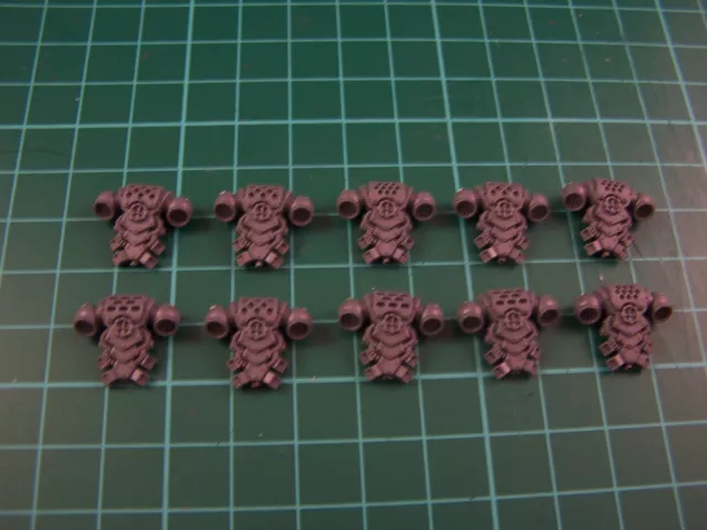 10 Space Marine Horus Heresy Tactical Legionary MK 4 Backpacks (bits)