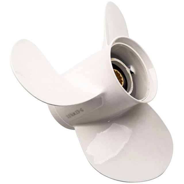 69W-45945-00-00 Aluminum Propeller for Yamaha Outboard 25 - 60HP 3 11 1/8 x 13 "