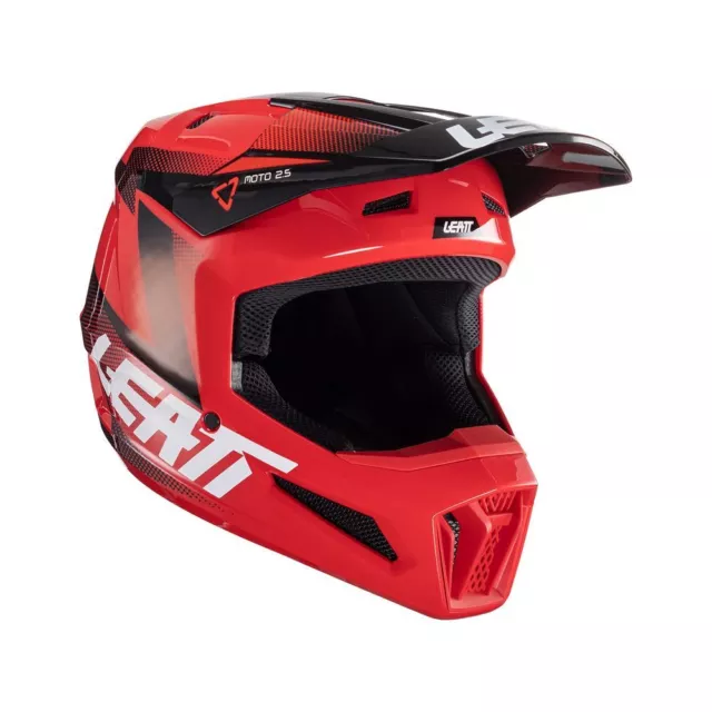 LEATT 2.5 Moto Helmet with 360° Turbine Technology-  Red XL - 1024060544