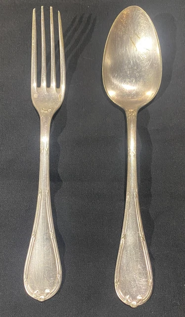 CUILLERE A SOUPE Metal Argente Style Louis Xvi/Cuillere A