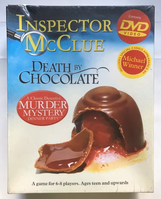 Paul Lamond Games, Inspector McClue, Death by Chocolate, Murder Mystery Game NEW