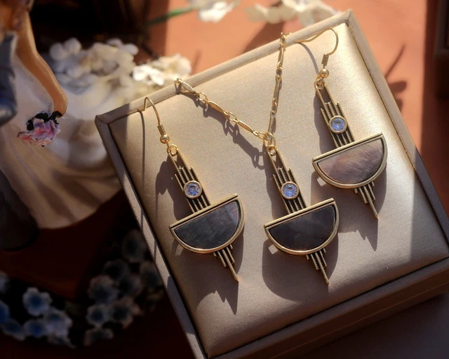 Parure Vintage Jacky De G - Collier Et Boucles D'Oreilles Années 90 - État Superbe