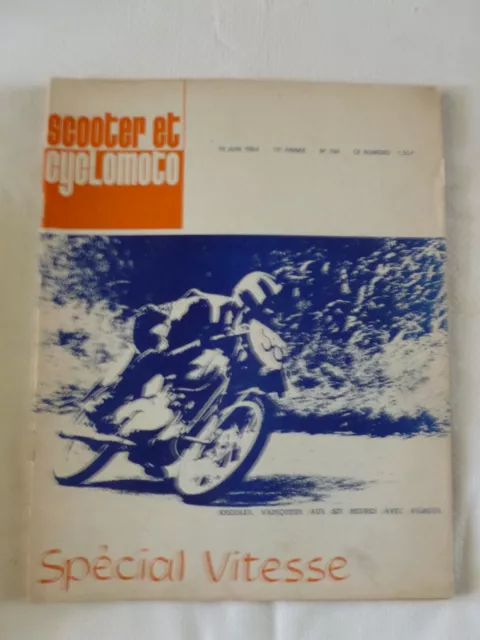 revue technique scooter et cyclomoto n°144 juin 1964 vespa et moto